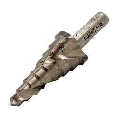 Сверло ступенчатое спиральное HSS M2(6-18мм), в блистере