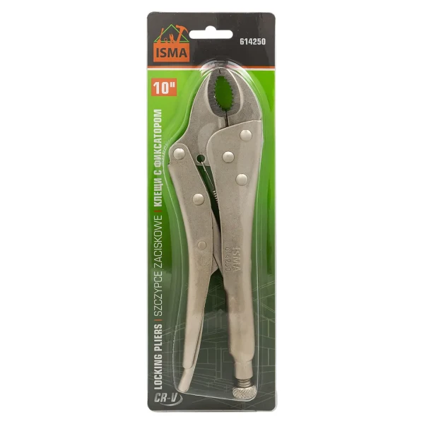 Зажим гейферный с ''овальными губками''10''-250мм, в блистере