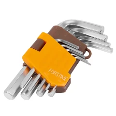 Набор ключей 6-гранных Г-образных 10пр.(1.5, 2, 2.5, 3-6, 8, 10мм)в пластиковом держателе