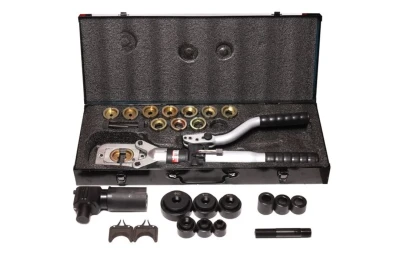 Инструмент гидравлический 3в1 6.5т (max Ø резки:40мм, пробойник:22,27,34,43,49,60мм, обжимка: 16,25,35,50,70,95,120,150,185,240,300ммход,штока:42мм)