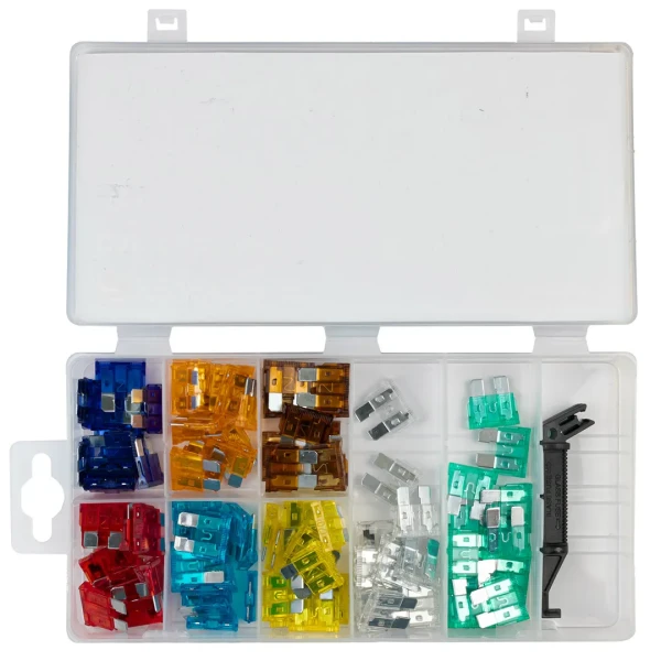 Предохранители плавкие флажковые автомобильные (от 3А до 30А), комплект 97пр.