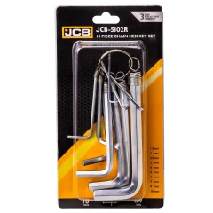 Ключи Г-образные 6-гранные, набор 10пр. (1.5, 2, 2.5, 3-8, 10мм)