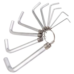 Ключи Г-образные 6-гранные, набор 10пр. (1.5, 2, 2.5, 3-8, 10мм)