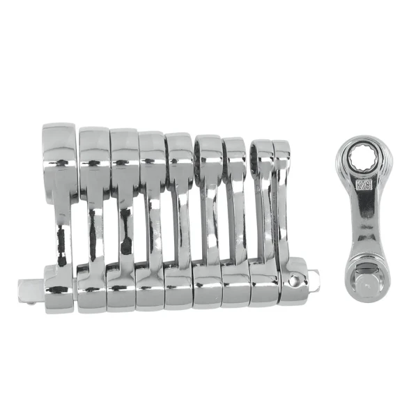 Ключи накидные односторонние, набор 9пр. (1/2'', 3/4'', 3/8'', 5/8'', 7/8'', 7/16'', 9/16'', 11/16'', 13/16'')