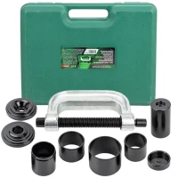 Набор инструментов для снятия и установки шаровых опор, подшипников, сайлентблоков 10пр., в кейсе