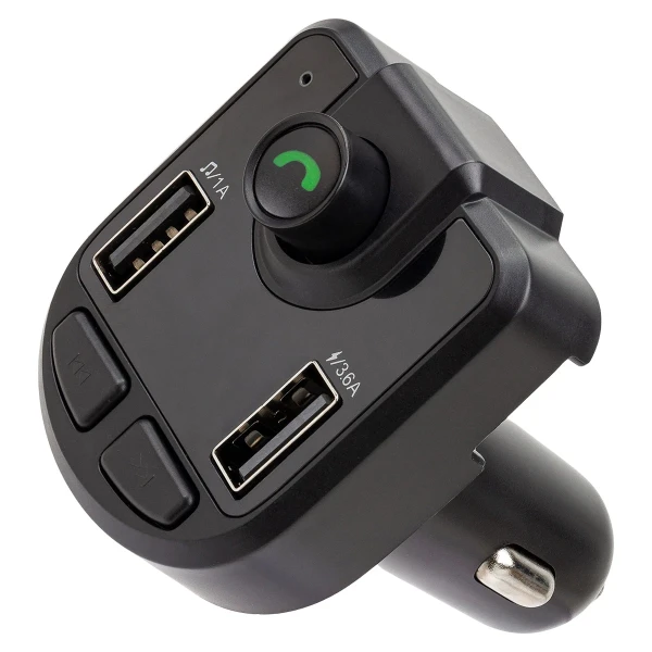 Автомобильный FM-модулятор BT36 (12V-24V, BT Hf+USB 3,6A)