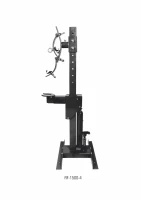 Стяжка пружин гидравлическая напольная с двумя комплектами получаш (усилие стяжки 1т, рабочий диапазон 210-570мм, вес 32кг)