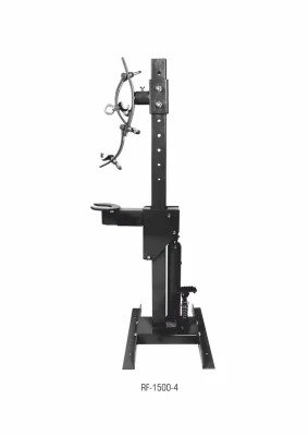 Стяжка пружин гидравлическая напольная с двумя комплектами получаш (усилие стяжки 1т, рабочий диапазон 210-570мм, вес 32кг)