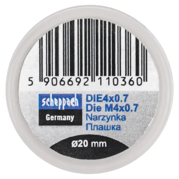 Плашка M4x0,7/Ф20