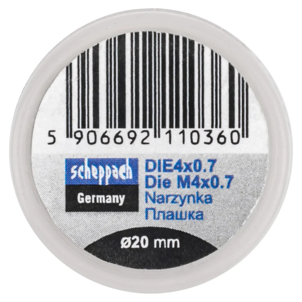 Плашка M4x0,7/Ф20