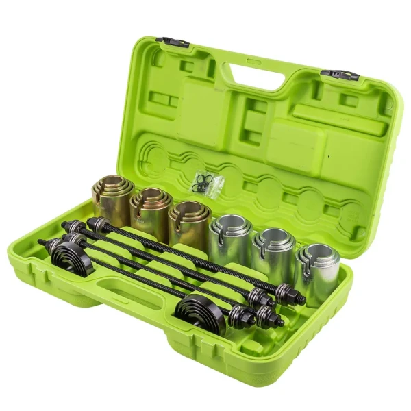 Набор инструментов для снятия и установки втулок, подшипников и сайлентблоков универсальный, 26пр. (М10, М12, М14, М16) в кейсе