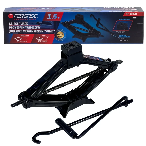 Домкрат механический ''ромб''1,5т