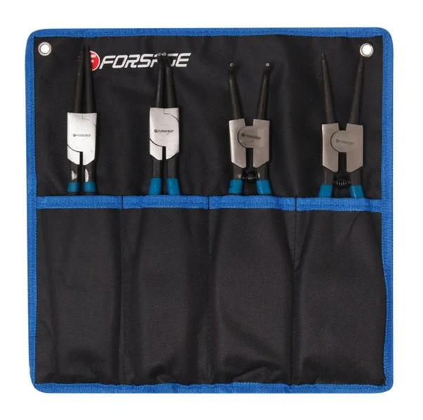 Набор съемников стопорных колец, 4пр(L-280мм), на полотне