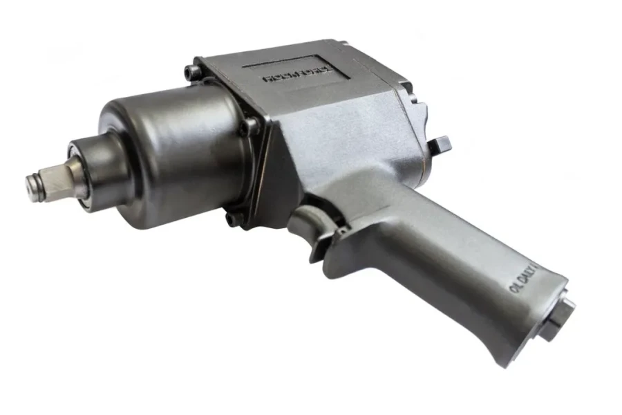 Пневмогайковерт ударный ''Twin Hammer''с реверсом и регулировкой усилия 1/2''(960Hм, 8500 об/мин,6.3bar,256 л/мин)