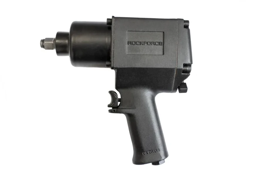 Пневмогайковерт ударный ''Twin Hammer''с реверсом и регулировкой усилия 1/2''(960Hм, 8500 об/мин,6.3bar,256 л/мин)
