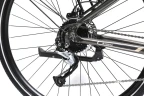 Велосипед MTB Stroller-X(Al6061,колесо700с,пер/зад покр40C, 27скоростейShimano Acera, вилкаRST Neon,тормозаTektro, седлоVelo,рост до175см,серо-корич.)