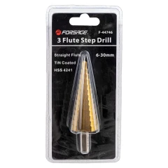 Сверло ступенчатое TIN HSS 4241(6-30мм), в блистере