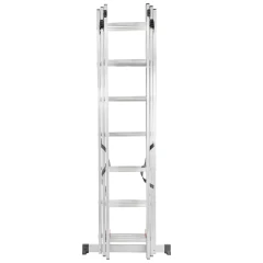 Лестница комбинированная трехсекционная (3х13ступенек, max нагрузка 150кг, вес 18,3кг)
