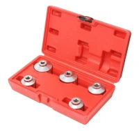 Набор съемников масляных фильтров 3/8'', 5пр. (24, 27, 32, 36, 38мм), в кейсе