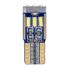 Лампочка светодиодная T10-4014-9SMD, 12v белая