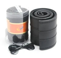 Чехол руля зашивающийся F-0002 Black
