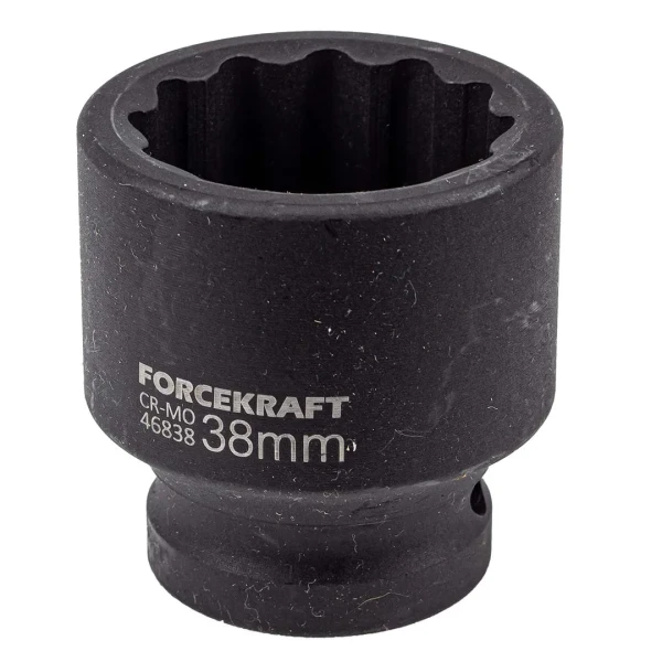 Головка ударная 38мм (12гр.), 3/4''