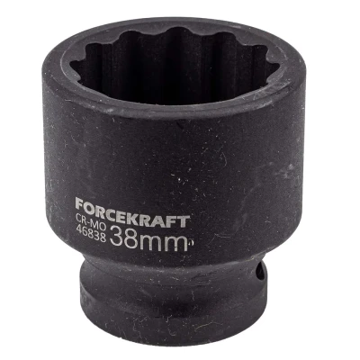 Головка ударная 38мм (12гр.), 3/4''