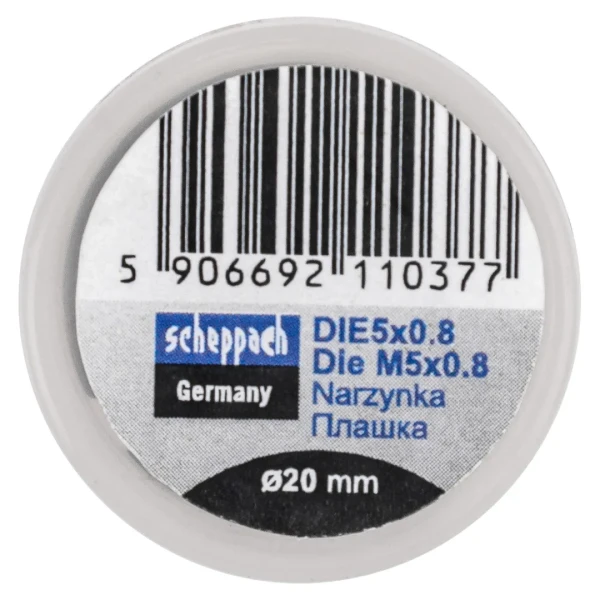 Плашка M5x0,8/Ф20