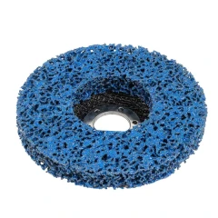 Круг абразивный зачистной 115х22.2мм(синий, max об/мин 11000), в блистере