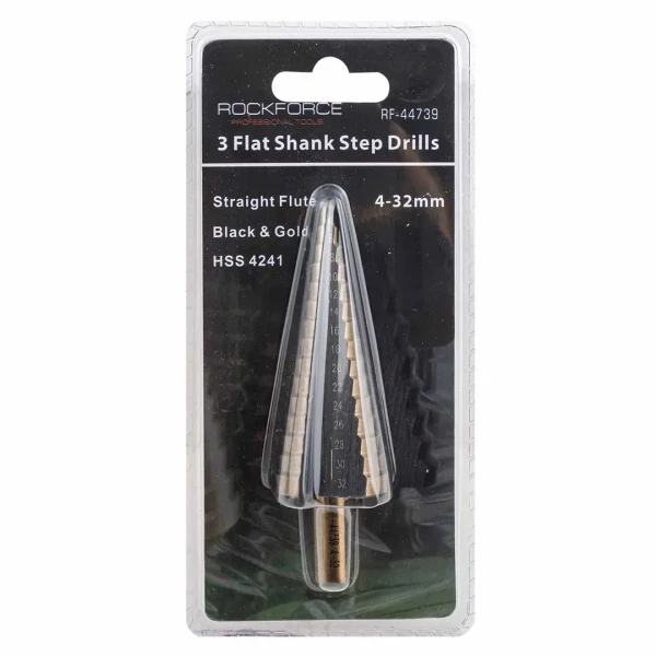 Сверло ступенчатоеHSS4241( 4-32мм)в блистере