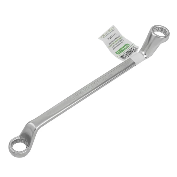 Ключ накидной отогнутый на 75грд. 14х15мм