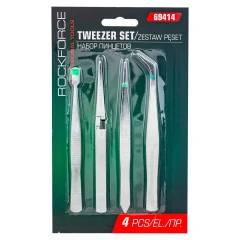 Набор пинцетов 4пр.(L-120мм)