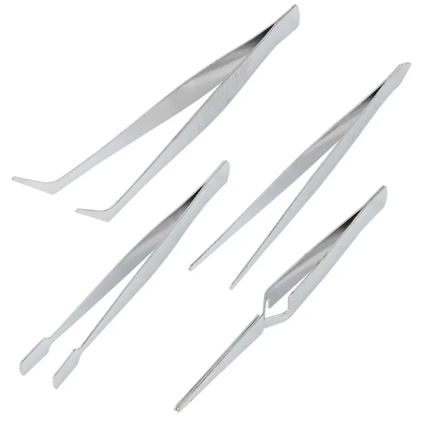Набор пинцетов 4пр.(L-120мм)