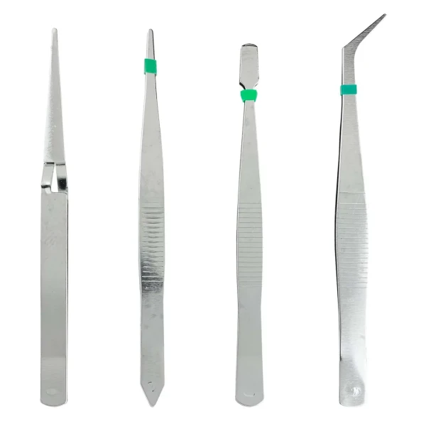 Набор пинцетов 4пр.(L-120мм)