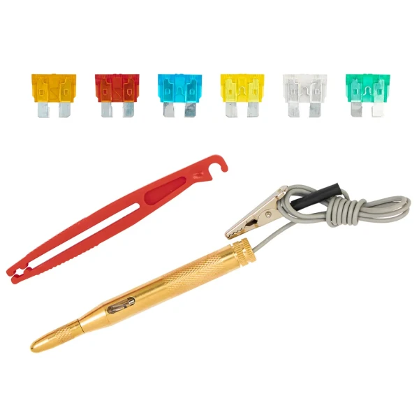 Предохранители плавкие флажковые автомобильные (от 5А до 30А), комплект 92пр.