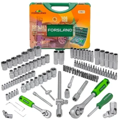 Набор инструментов 108пр. 1/2'', 1/4''(6гр.)(4-32мм)