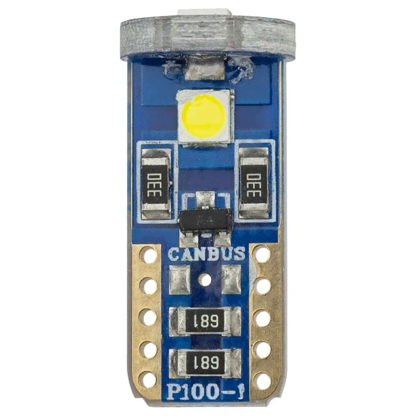 Лампочка светодиодная T10-3030-3SMD 12v белая
