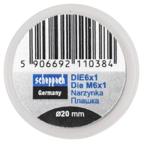 Плашка M6x1/Ф20