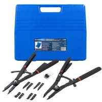 Набор съемников стопорных колец 16''-400мм, 2пр.,в кейсе