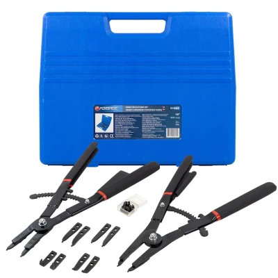 Набор съемников стопорных колец 16''-400мм, 2пр.,в кейсе