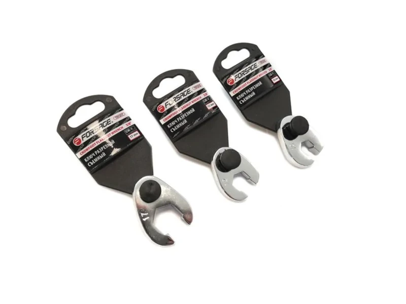 Ключ разрезной съемный 6гр., 10мм, на пластиковом держателе