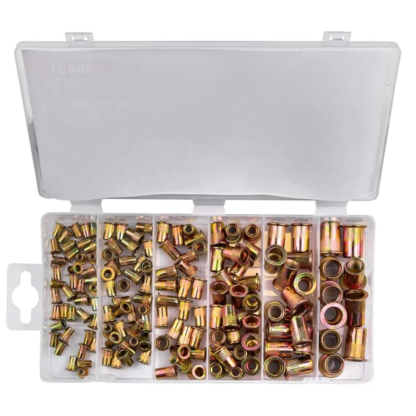 Заклепки резьбовые стальные М3-М10, набор 150пр.