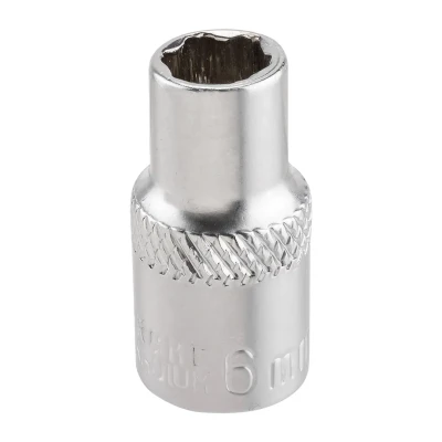 Головка 6мм (6гр.), 1/4''