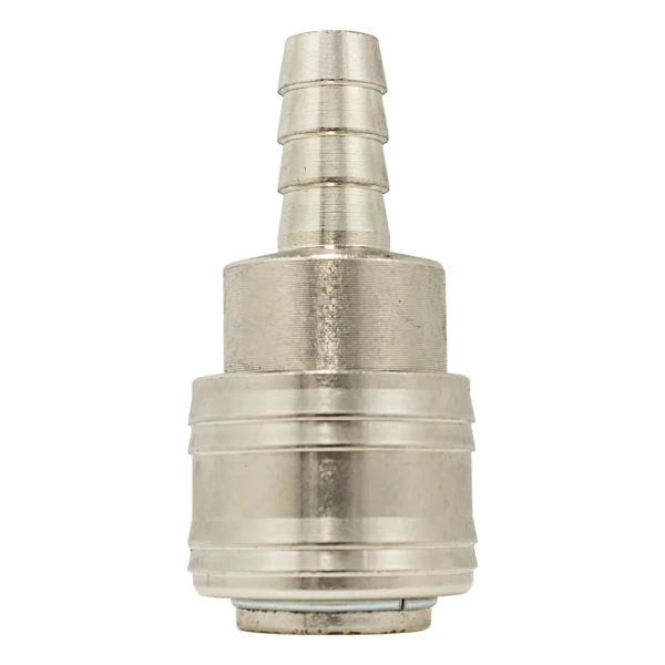 Быстроразъем пневматический с клапаном, ''елочка''10мм