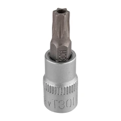 Головка-бита TORX 1/4'', T30H c отверстием
