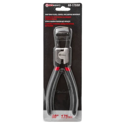 Съемник стопорных колец изогнутый на разжим (90°,L-175мм), в блистере