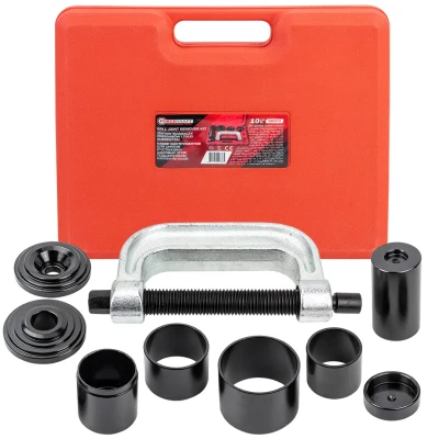 Набор инструментов для снятия и установки шаровых опор, подшипников, сайлентблоков 10пр., в кейсе