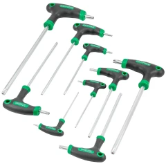 Ключи T-образные TORX, набор 9пр.