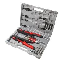 Заклепочник механический двуручный 3в1 складной ''Profi'', Taiwan (L-520мм, заклепки 3.2-6.4мм, резьбовые заклепки М4-М12), в кейсе