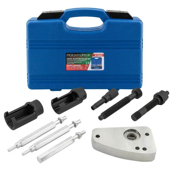 Съемники дизельных форсунок Bosch, Siemens (PSA HDI 2.0, 2.2 16V) 9пр., в кейсе